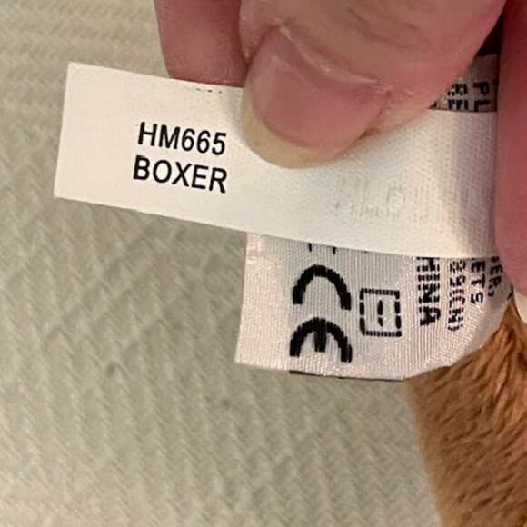 Webkinz Ganz HM665 Boxer Plush Stuffed Dog NO CODE Plush Only - Picture 4 of 4